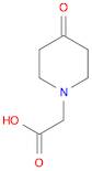 1-Piperidineaceticacid, 4-oxo-