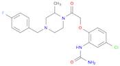 Urea, N-[5-chloro-2-[2-[(2R)-4-[(4-fluorophenyl)Methyl]-2-Methyl-1-piperazinyl]-2-oxoethoxy]phenyl]-