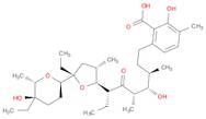 Benzoic acid,6-[7-[5-ethyl-5-(5-ethyltetrahydro-5-hydroxy-6-methyl-2H-pyran-2-yl)tetrahydro-3-methyl-2-furanyl]-4-hydroxy-3,5-dimethyl-6-oxononyl]-2-hydroxy-3-methyl-, [2R-[2a[2S*(3R*,4S*,5S*,7R*),3S*,5S*],5a,6b]]-