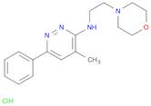 4-Morpholineethanamine, N-(4-methyl-6-phenyl-3-pyridazinyl)-,dihydrochloride