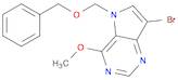 5H-Pyrrolo3,2-dpyrimidine, 7-bromo-4-methoxy-5-(phenylmethoxy)methyl-