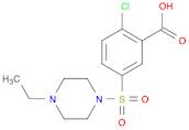 2-CHLORO-5-(4-ETHYL-PIPERAZINE-1-SULFONYL)-BENZOIC ACID
