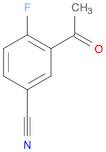 Benzonitrile, 3-acetyl-4-fluoro- (9CI)