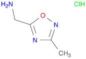 [(3-methyl-1,2,4-oxadiazol-5-yl)methyl]amine hydrochloride