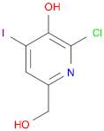 2-Chloro-6-(hydroxymethyl)-4-iodo-3-pyridinol
