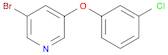 3-Bromo-5-(3-chlorophenoxy)pyridine