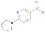 2-pyrrolidino-5-nitropyridine