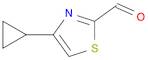2-Thiazolecarboxaldehyde, 4-cyclopropyl- (9CI)