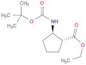 Cyclopentanecarboxylic acid, 2-[[(1,1-dimethylethoxy)carbonyl]amino]-, ethyl ester, (1R,2R)-