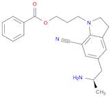 5-[(2R)-2-Aminopropyl]-1-[3-(benzoyloxy)propyl]-2,3-dihydro-7-carbonitrile-1H-indole