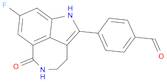 4-(8-fluoro-6-oxo-3,4,5,6-tetrahydro-1H-azepino[5,4,3-cd]indol-2-yl)benzaldehyde