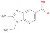 1-Ethyl-2-Methylbenzodiazole-5-carboxylic acid