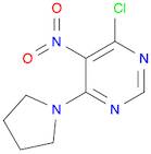 4-CHLORO-5-NITRO-6-(1-PYRROLIDINYL)PYRIMIDINE