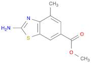 6-Benzothiazolecarboxylicacid,2-amino-4-methyl-,methylester(9CI)