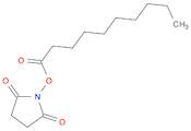 Decanoic acid, 2,5-dioxo-1-pyrrolidinyl ester