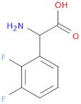 Amino(2,3-difluorophenyl)acetic acid, 2-Amino-2-(2,3-difluorophenyl)ethanoic acid