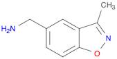 1,2-Benzisoxazole-5-methanamine,3-methyl-(9CI)