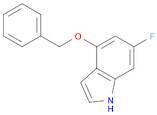 1H-Indole, 6-fluoro-4-(phenylMethoxy)-