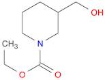1-Piperidinecarboxylic acid, 3-(hydroxymethyl)-, ethyl ester