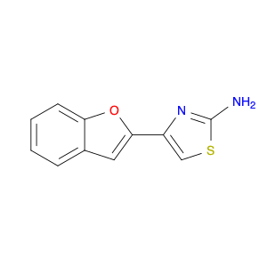 4-benzofuran-2-yl-1,3-thiazol-2-amine