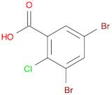 benzoic acid, 3,5-dibromo-2-chloro-