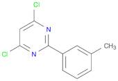 4,6-DICHLORO-2-(3-METHYLPHENYL)PYRIMIDINE