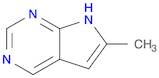 7H-Pyrrolo[2,3-d]pyrimidine, 6-methyl- (8CI)