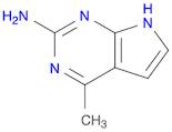 1H-Pyrrolo[2,3-d]pyrimidin-2-amine, 4-methyl- (9CI)