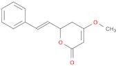 2H-Pyran-2-one, 5,6-dihydro-4-methoxy-6-[(1E)-2-phenylethenyl]-