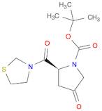 (2S)-4-Oxo-2-(3-thiazolidinylcarbonyl)-1-pyrrolidinecarboxylic acid tert-butyl ester