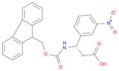 Benzenepropanoic acid, b-[[(9H-fluoren-9-ylmethoxy)carbonyl]amino]-3-nitro-,(bS)-