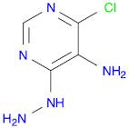 4-CHLORO-6-HYDRAZINO-PYRIMIDIN-5-YLAMINE