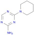 4-(1-piperidinyl)-1,3,5-triazin-2-amine