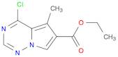 ETHYL 4-CHLORO-5-METHYLPYRROLO[2,1-F][1,2,4]TRIAZINE-6-CARBOXYLATE