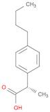 Benzeneacetic acid, 4-butyl--alpha--methyl-, (-alpha-S)- (9CI)