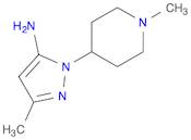 3-Methyl-1-(1-methylpiperidin-4-yl)-1H-pyrazol-5-amine