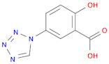 2-HYDROXY-5-(1H-TETRAZOL-1-YL)BENZOIC ACID
