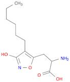 α-AMINO-4-HEXYL-2,3-DIHYDRO-3-OXO-5-ISOXAZOLEPROPANOIC ACID