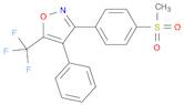 3-(4-METHYLSULPHONYLPHENYL)-4-PHENYL-5-TRIFLUOROMETHYLISOXAZOLE