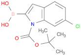 1-(TERT-BUTOXYCARBONYL)-6-CHLORO-1H-INDOL-2-YLBORONIC ACID