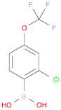 2-CHLORO-4-TRIFLUOROMETHOXYBENZENEBORONIC ACID