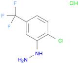 (2-Chloro-5-(trifluoromethyl)phenyl)hydrazine hydrochloride