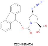 (2S,4S)-1-fMoc-4-azidopyrrolidine-2-carboxylic acid