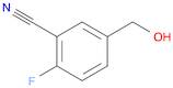 Benzonitrile, 2-fluoro-5-(hydroxymethyl)- (9CI)