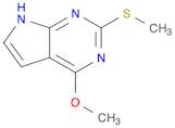 4-METHOXY-2-METHYLSULFANYL-7H-PYRROLO[2,3-D]PYRIMIDINE