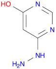 4(1H)-Pyrimidinone, 6-hydrazino- (9CI)