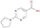 2-PYRROLIDIN-1-YLPYRIMIDINE-5-CARBOXYLIC ACID