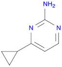 2-Pyrimidinamine, 4-cyclopropyl- (9CI)