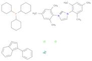TRICYCLOHEXYLPHOSPHINE[1,3-BIS(2,4,6-TRIMETHYLPHENYL)IMIDAZOL-2-YLIDENE][3-PHENYL-1H-INDEN-1-YLIDENE]RUTHENIUM (II) DICHLORIDE