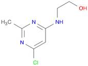 2-[(6-chloro-2-methyl-4-pyrimidinyl)amino]-1-ethanol